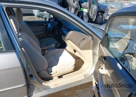 2005 Honda Civic Lx из США, поврежденный, VIN JHMES165X5S003362